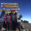 For you dad-on top of Kilimanjaro
